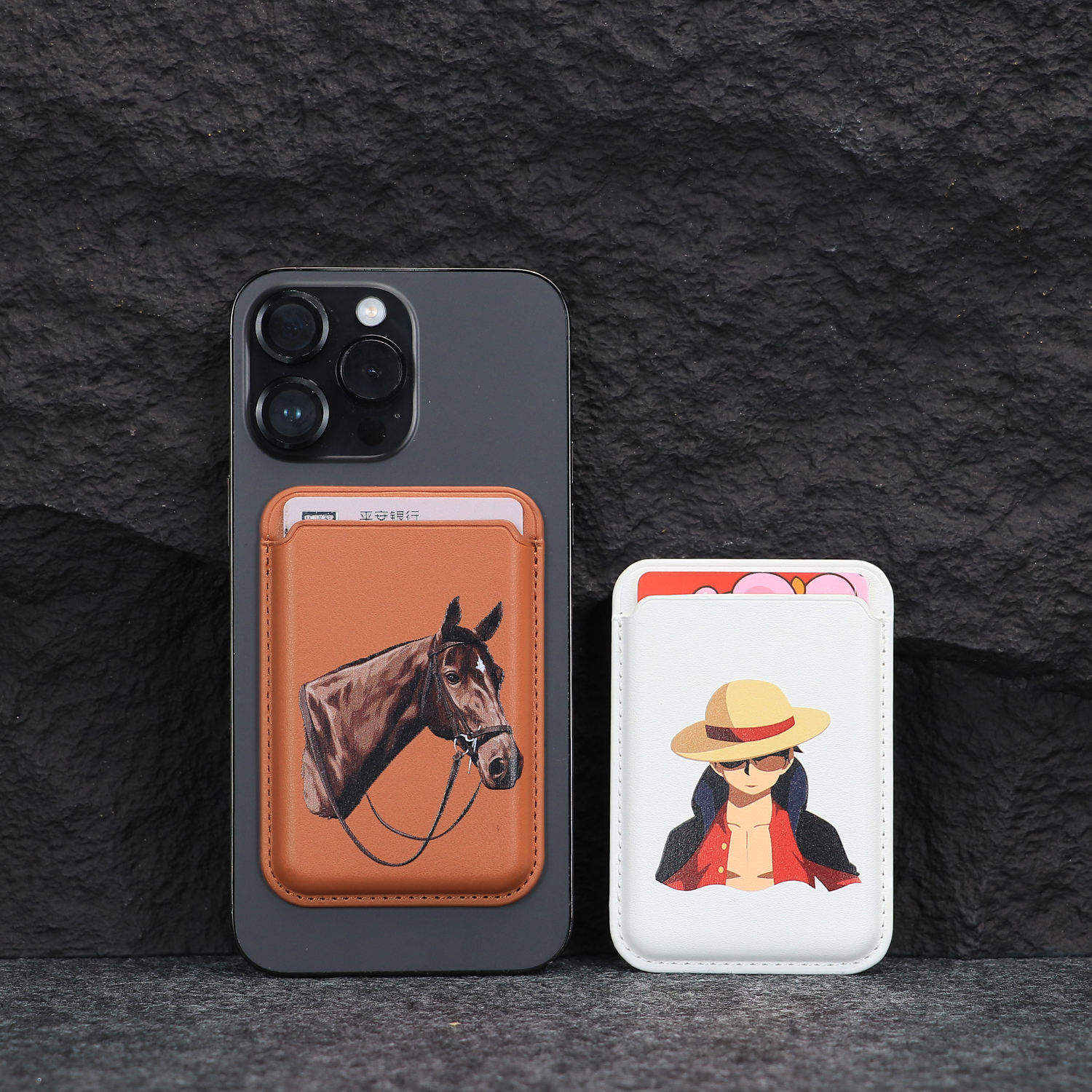 Mobile Checklist Magnetic Phone Wallet Card Holder