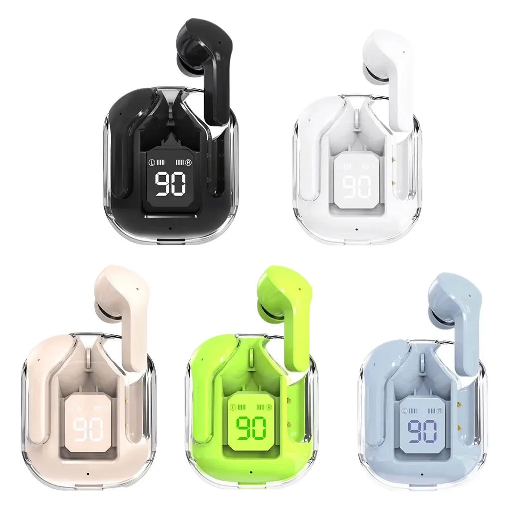 Mobile Checklist Wireless Earbuds with LED Charging Case